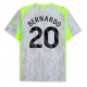 Manchester City Bernardo Silva #20 Tredje matchtröja 2025-26 Kortärmad Billigt Manchester City Bernardo Silva #20 Tredje matchtröja 2025-26 Kortärmad Billigt